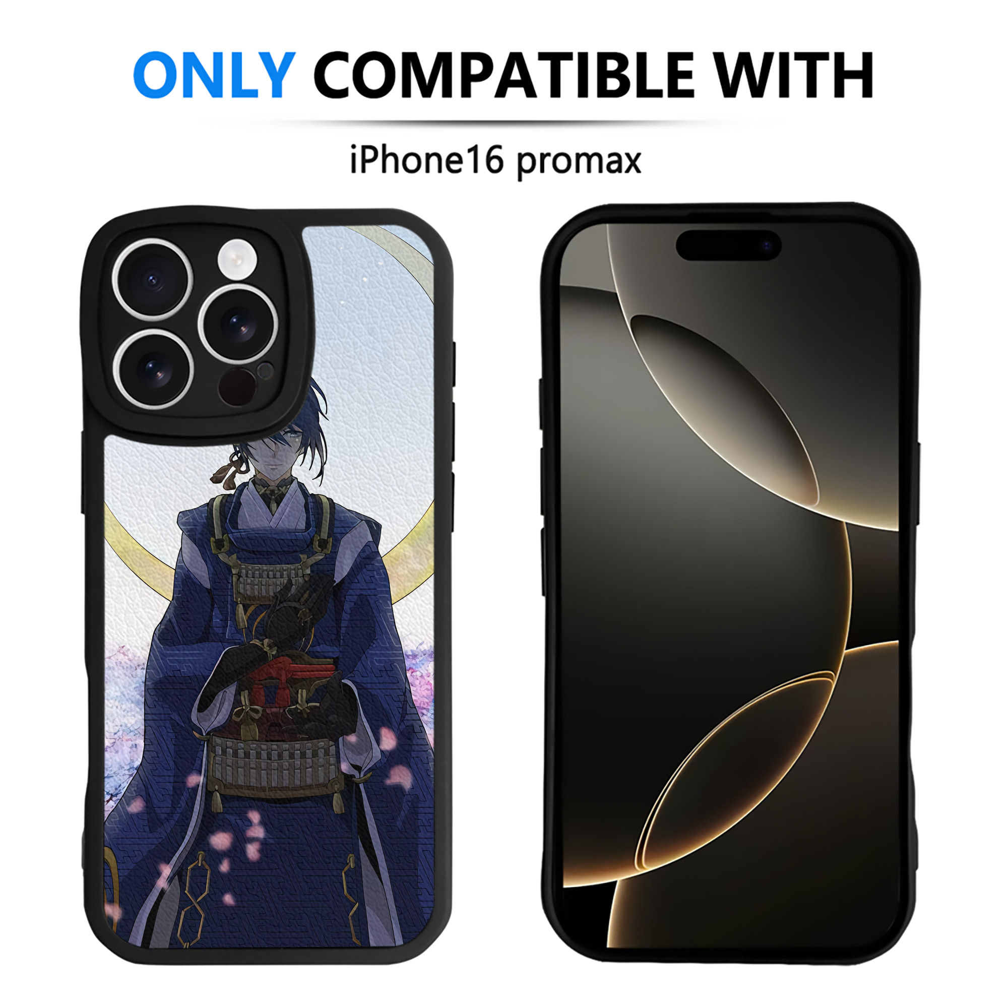 （画像用） 刀剣乱舞 Touken Ranbu 【iPhone 16シリーズ対応】シリコンスマホケース（レザー調） 材質：シリコン